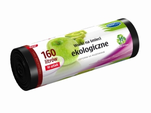 Worki na śmieci EKOLOGICZNE 160 L 10 szt. (LDPE) STELLA WNS-4195