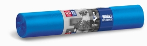 Worki na śmieci SUPERMOCNE LDPE 120L 25 szt. niebieskie ANNA ZARADNA