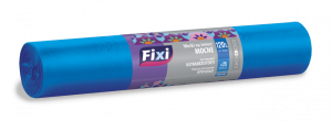 Worki na śmieci MOCNE LDPE 120L 25 szt. niebieskie FIXI WNS-0040
