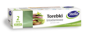 STELLA Torebki śniadaniowe 2L 100 szt. box W-5062