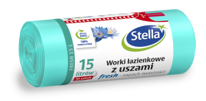 STELLA WNS-8732 Worki na śmieci  z uszami FRESH 15 l 30/30
