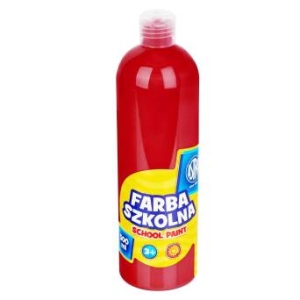 Farba szkolna 500 ml czerwona Astra