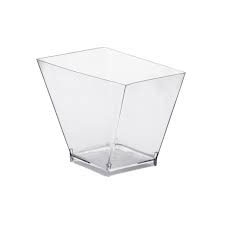 Fingerfood pojemnik na przekąski  TRAPEZ 120ml 24szt