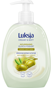 Mydło w płynie Luksja 500ml, Oliwka & Jogurt - Pompka