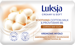 Mydło w kostce Luksja 90g Cotton, Bawełna