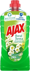 Płyn AJAX Konwalia 1l - do podłóg, zielony