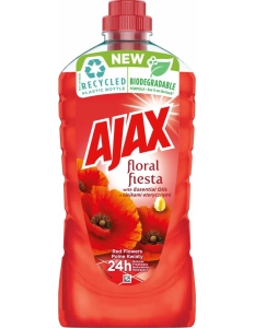Płyn AJAX Polne Kwiaty 1l -czerwony / do podłóg