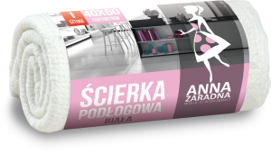 PS-1392 Ścierka podłogowa biała 40x60 Anna Zaradna