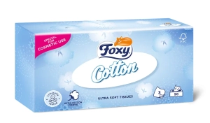 Chusteczki Foxy Cotton a'90 kartonik -3w