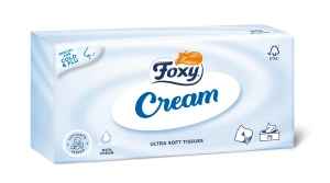 Chusteczki Foxy CREAM w kartoniku a'76- 4w