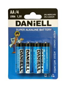 Baterie LR6 AA Daniell Alkaline Blister