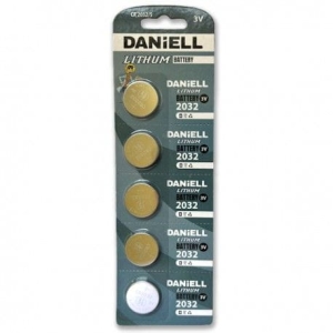 Baterie CR2032 Daniell Lithium Blister (5sztuk)