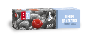 Torebki na mrożonki 2L. 30sztuk BOX Anna Zaradna 5079