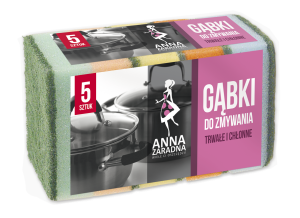 Gąbki do zmywania a'5 Anna Zaradna PG-5192