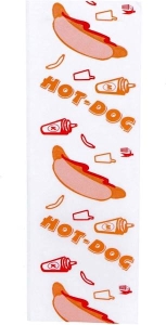 Torebka Hot-Dog foliowana Kolor 200sztuk