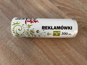 Reklamówka "5" 22/5/46 ROLKA 6 mikronów/25 Service Pack R-1729