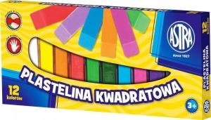 Plastelina Kwadratowa 12kol. ASTRA 83813908