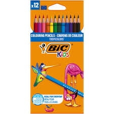 Kredki Bic Kids 12szt Tropicolors2