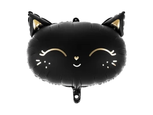 Balon foliowy KOTEK czarny 48X36CM