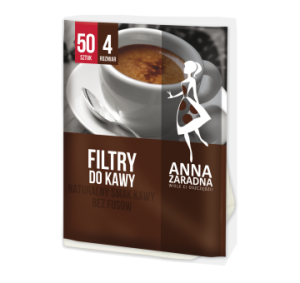 Filtry do kawy nr.4 50szt FK-9182  Anna Zaradna