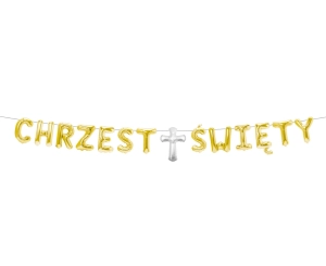 Girlanda papierowa CHRZEST ŚWIĘTY 1,8m 