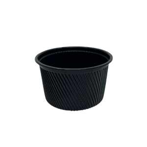 Pojemnik wielorazowy PP czarny na zupę 500ml PC8501 a'1000/50 