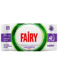Ściereczki nawilżane FAIRY 100szt Lavenda 