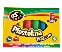 Plastelina AS 6 Kolorów